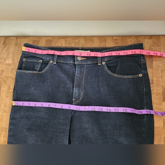 Levi's Classic Boot Cut size 14 women's denim jeans dark wash - Picture 7 of 16